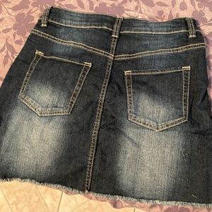 Skirt denim midrise